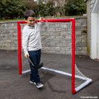 Franklin Sports Nhl Street Hockey Goal With Net - Portable Lightweight Pvc Youth Street + Roller For Kids - 46''