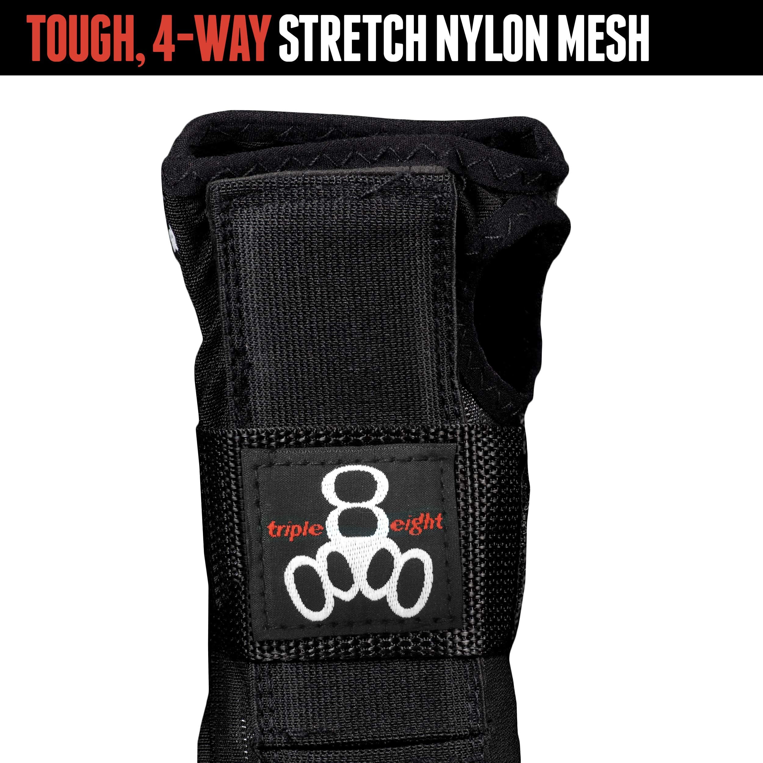 Triple Eight Saver Series Wristsaver Ii - Slide On Wrist Guard (Black, Large)