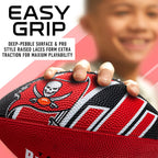 Franklin Sports Nfl Tampa Bay Buccaneers Football - Youth Football - Mini 8.5'' Rubber Ball - Perfect For Kids - Team Logos And
