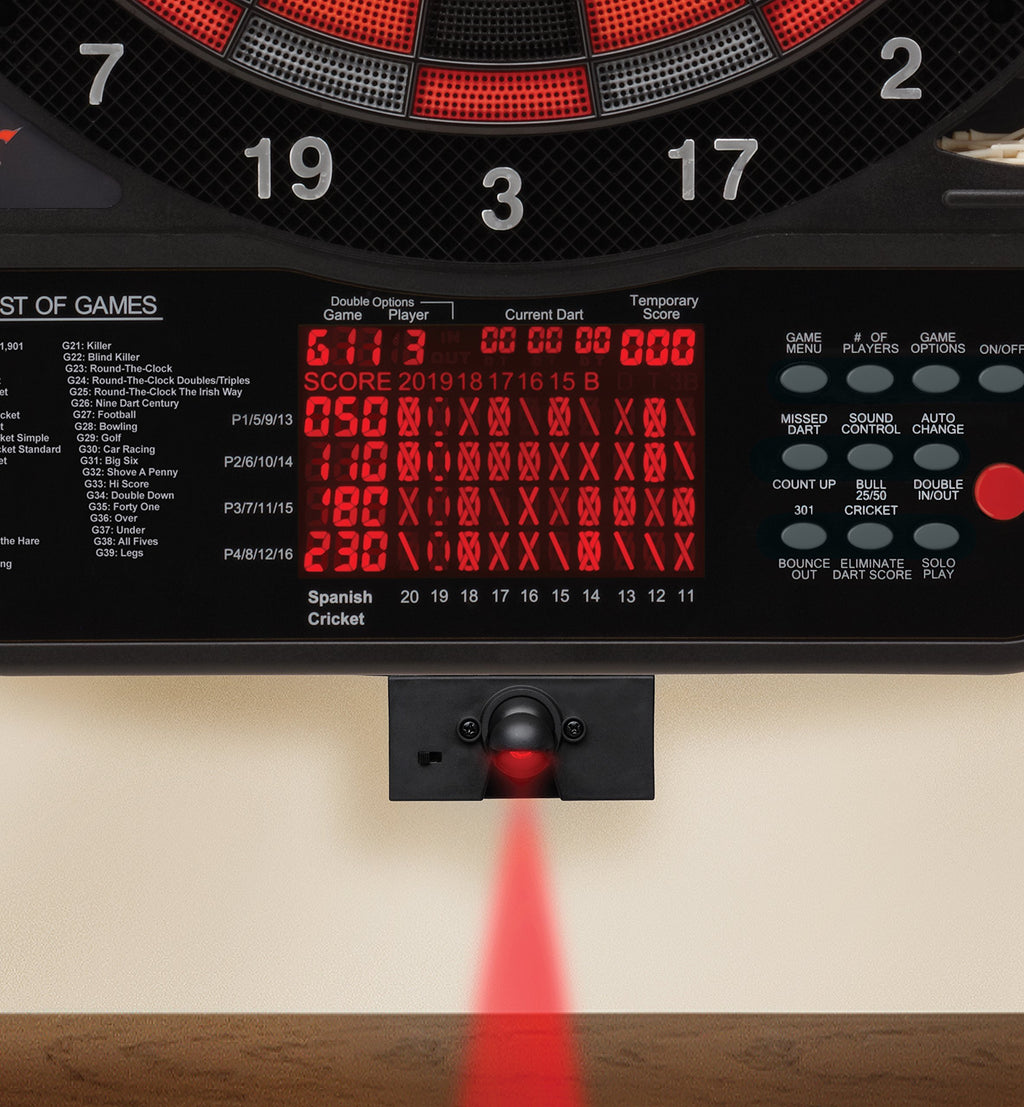 Viper 800 Electronic Soft Tip Dartboard Bundle With Laserlite Laser Throw/Toe Line Marker