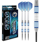 Red Dragon Stag 26G Tungsten Darts With Flights And Stems