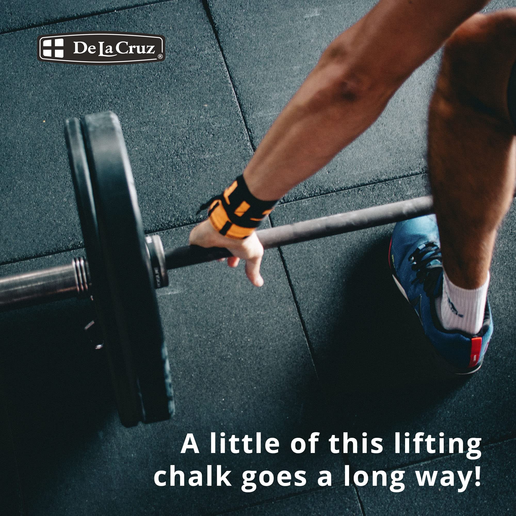 De La Cruz Magnesium Carbonate Gym Chalk - Weightlifting, Gymnastics And Rock Climbing Chalk - 8 Blocks