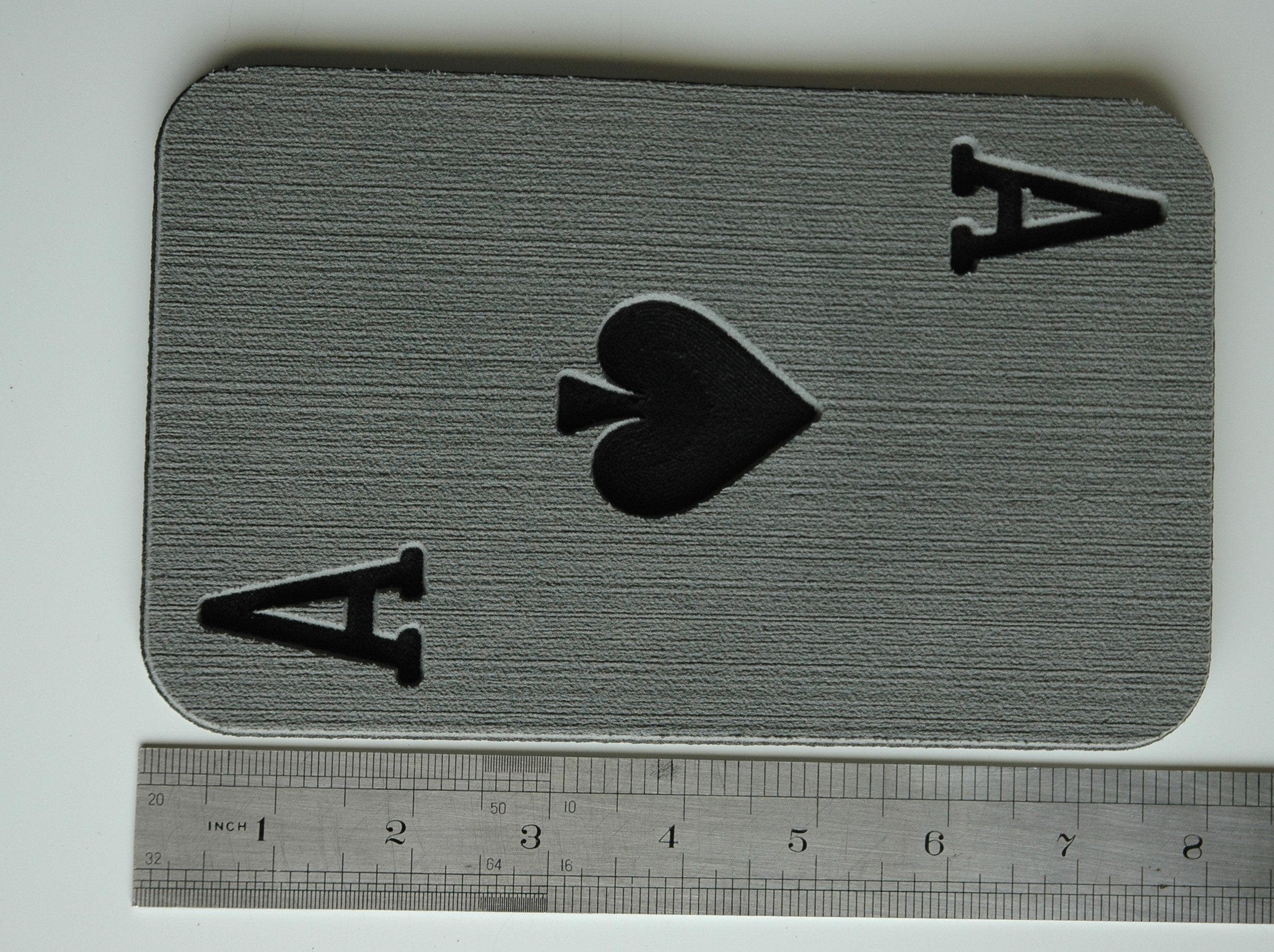 Toejamr Snowboard Stomp Pad - Ace Of Spades - Gray