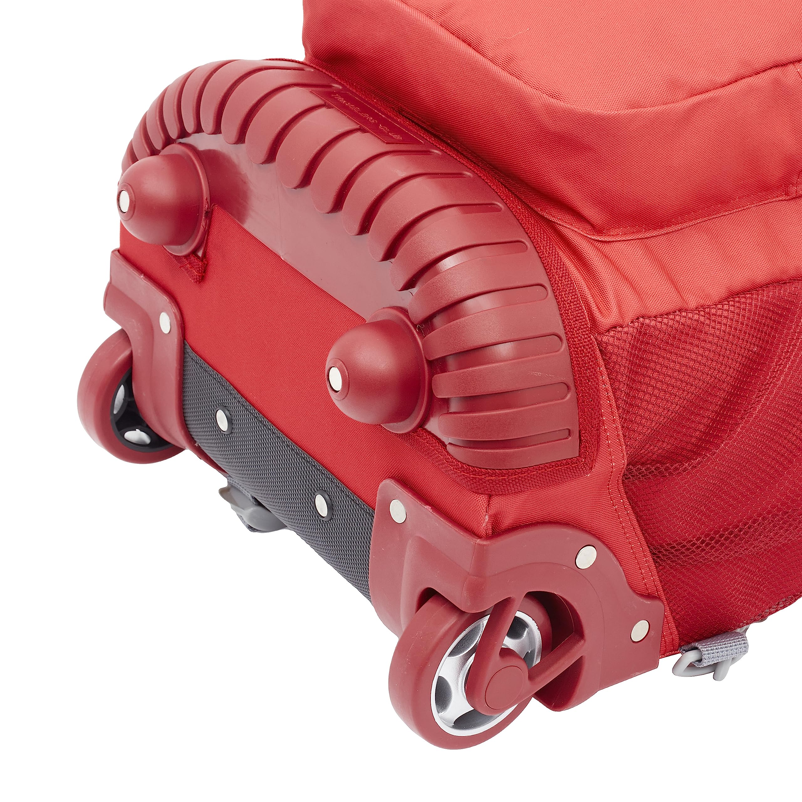 Travelers Club 18 Rolling Backpack with Shoulder Straps, Red