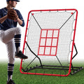 Garvee Baseball Rebounder Net 4x4.5Ft, 5 Adjustable Angles Pitching & Batting Trainer, Heavy Duty UV-Resistant Bounce Back Net, 