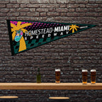 Rico Industries Nascar Racing Homestead-Miami Speedway 12'' X 30'' Felt Wall D  Cor Pennant - Great For Home/Bed Room/Man Cave D