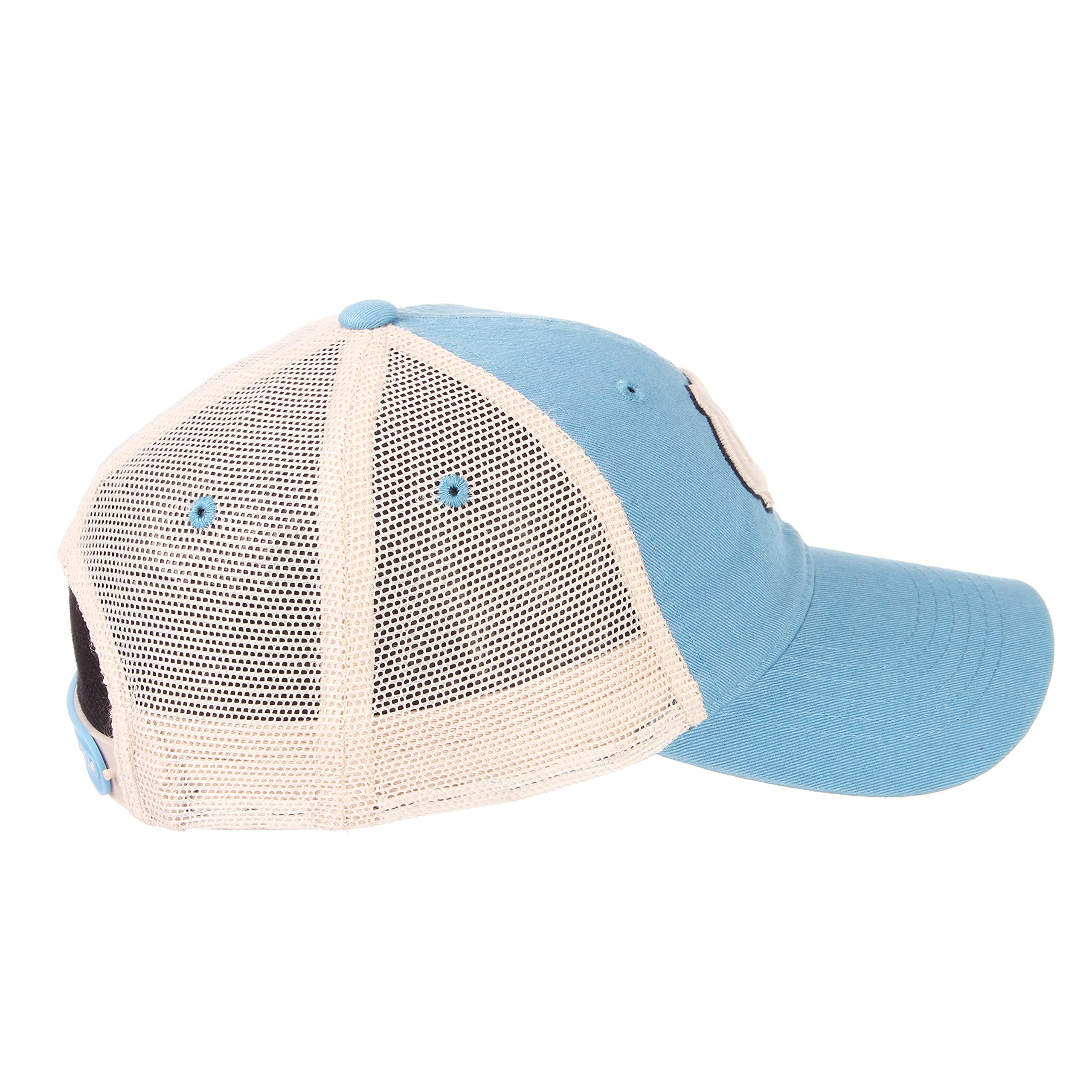Ncaa Zephyr North Carolina Tar Heels Mens University Relaxed Hat, Adjustable, Team Color/Stone