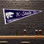 Rico Industries Ncaa Kansas State Wildcats - Ksu Classic 12'' X 30'' Felt Wall D  Cor Pennant - Great For Home/Bed Room/Man Cave