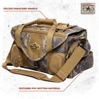 Rig'Em Right Waterfowl Shell Shocker Xlt Duck Hunting Blind Bag With Molded Ammo Compartments, Sunglasses Case, Drink Holder And