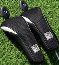 Big Teeth Golf Hybrid Head Covers Set Headcovers Utility Ut Club Protector Meshy With Interchangeable Number Tag (2 Pcs)