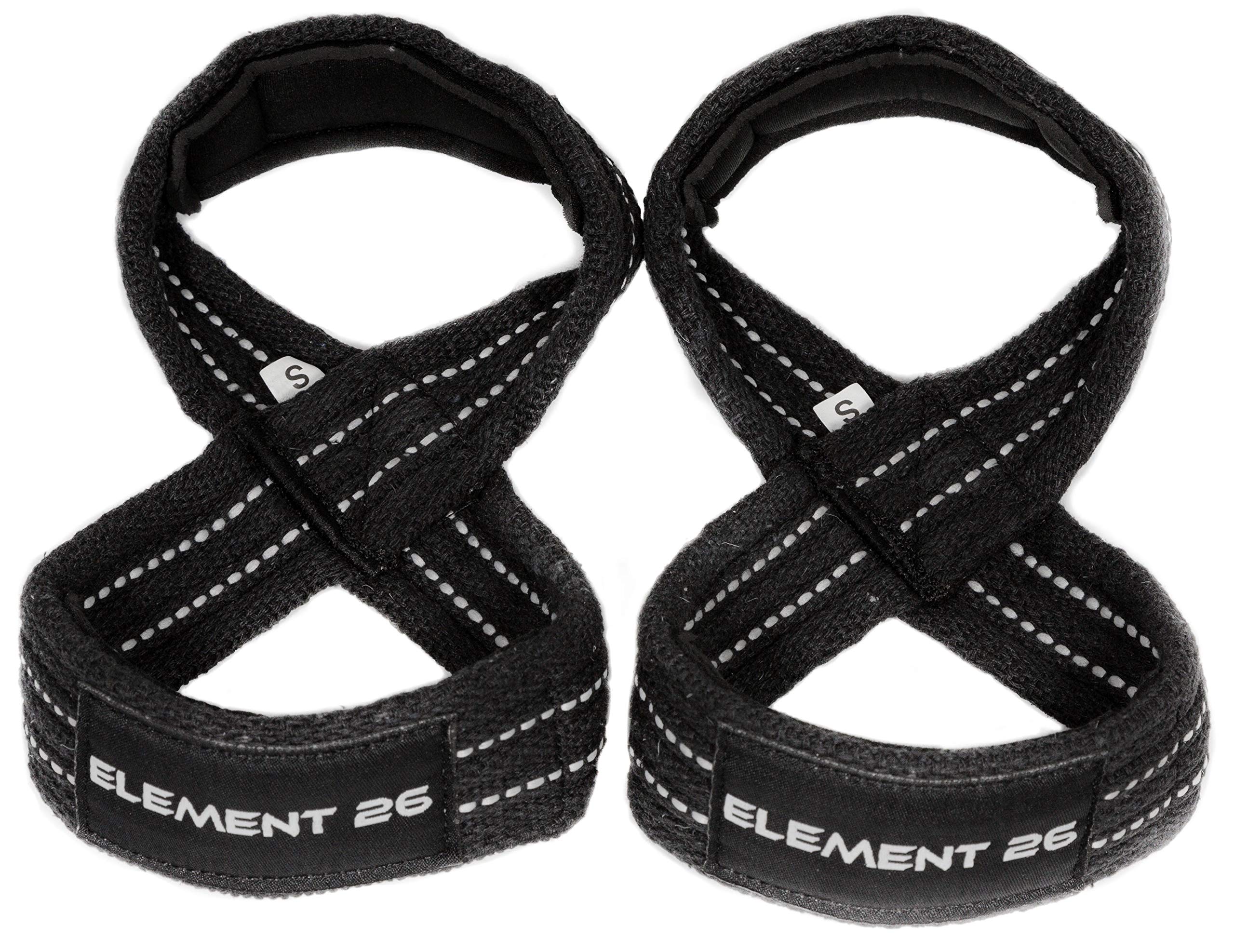 Padded Figure 8 Wrist Straps - Weightlifting Straps - Figure 8 Straps - Wrist Straps For Functional Fitness, Weight Lifting, Dea
