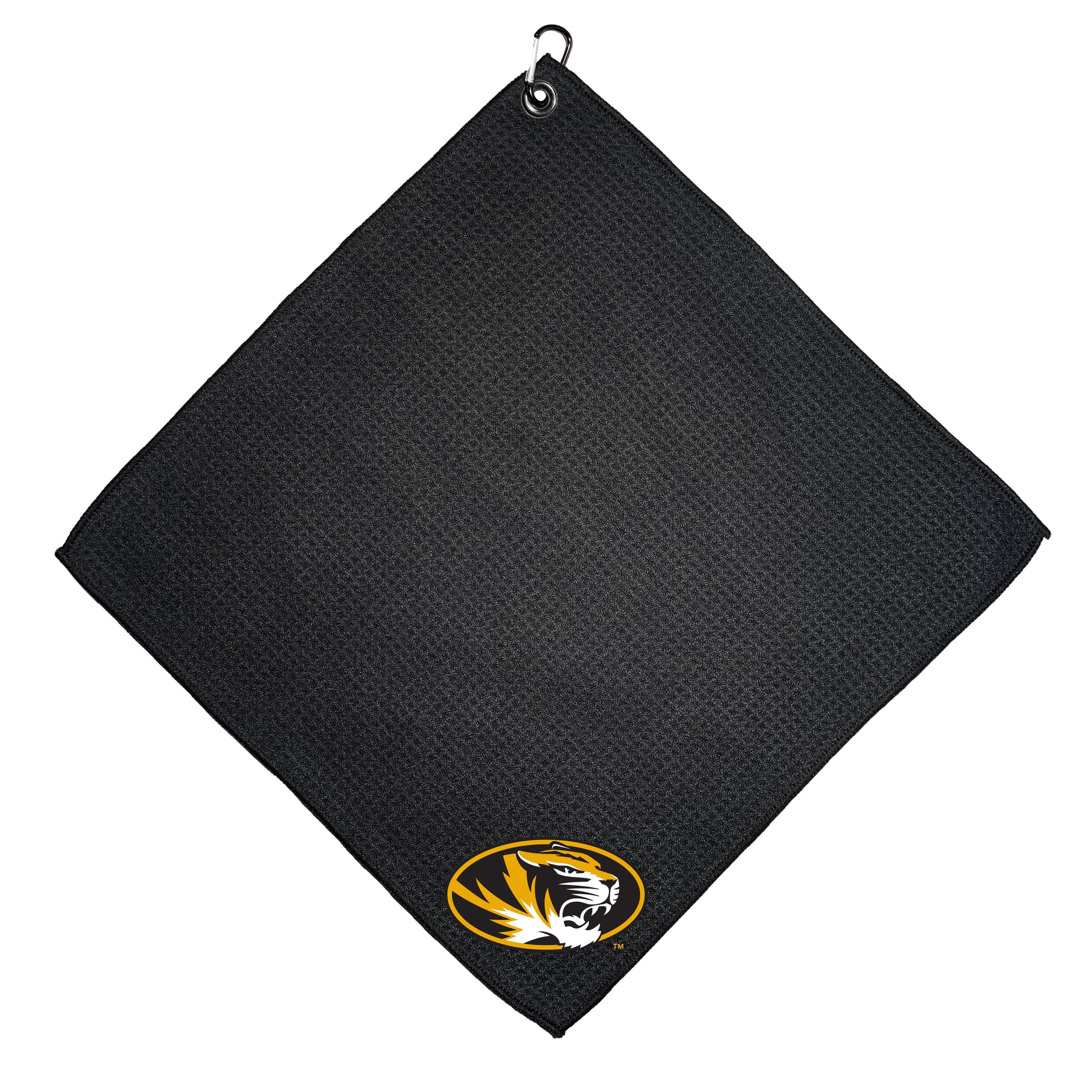 Team Golf NCAA Missouri Tigers Microfiber Golf Towel, 15x15 (Multicolor)