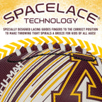 Franklin Sports Minnesota Golden Gophers Foam Football - Youth Mini Football For Kids - 8.5'' Junior Soft Foam Ball - Spacelace