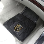 Fanmats 22901 Vegas Golden Knights 2-Piece Heavy Duty Vinyl Car Mat Set, Front Row Floor Mats, All Weather Protection, Universal