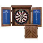 American Legend Charleston Solid Wood Bristle Dartboard Cabinet Set - Includes 18Dartboard And 6 Steel Tip Darts