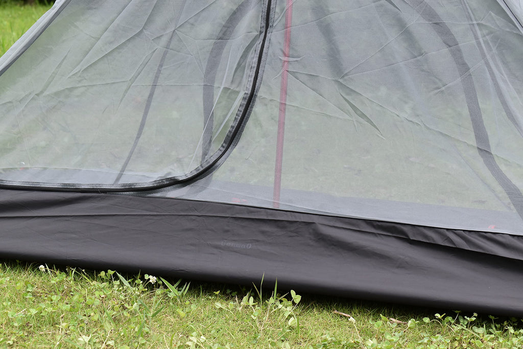 Genma0 Ultralight Half Mesh Tent For Tipi Hot Tent 1-2 Person Mesh Camping (2 Person Mesh For 4-6 Person Tipi Tent)