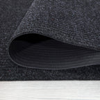 Scrape Rib Solid Design Non-Slip Rubberback 3X12 Indooroutdoor Waterproof Runner Rug For Hallway, Kitchen, Living Room, Garage,