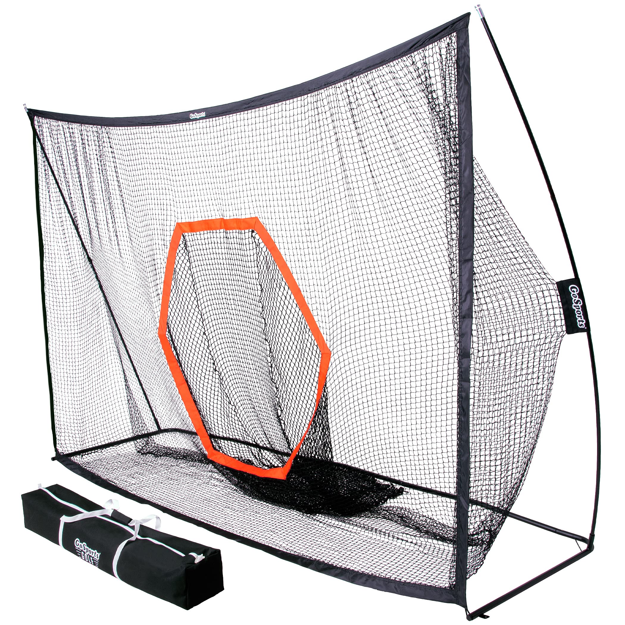 Gosports Golf Practice Hitting Net - Choose Between Huge 10 Ft X 7 Ft Or 7 Ft X 7 Ft Nets - Personal Driving Range For Indoor Or