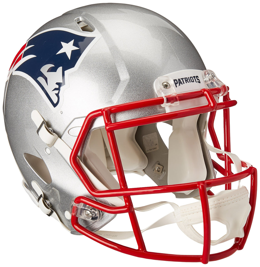 Riddell Nfl New England Patriots Speed Authentic Football Helmet Red, Medium