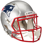 Riddell Nfl New England Patriots Speed Authentic Football Helmet Red, Medium