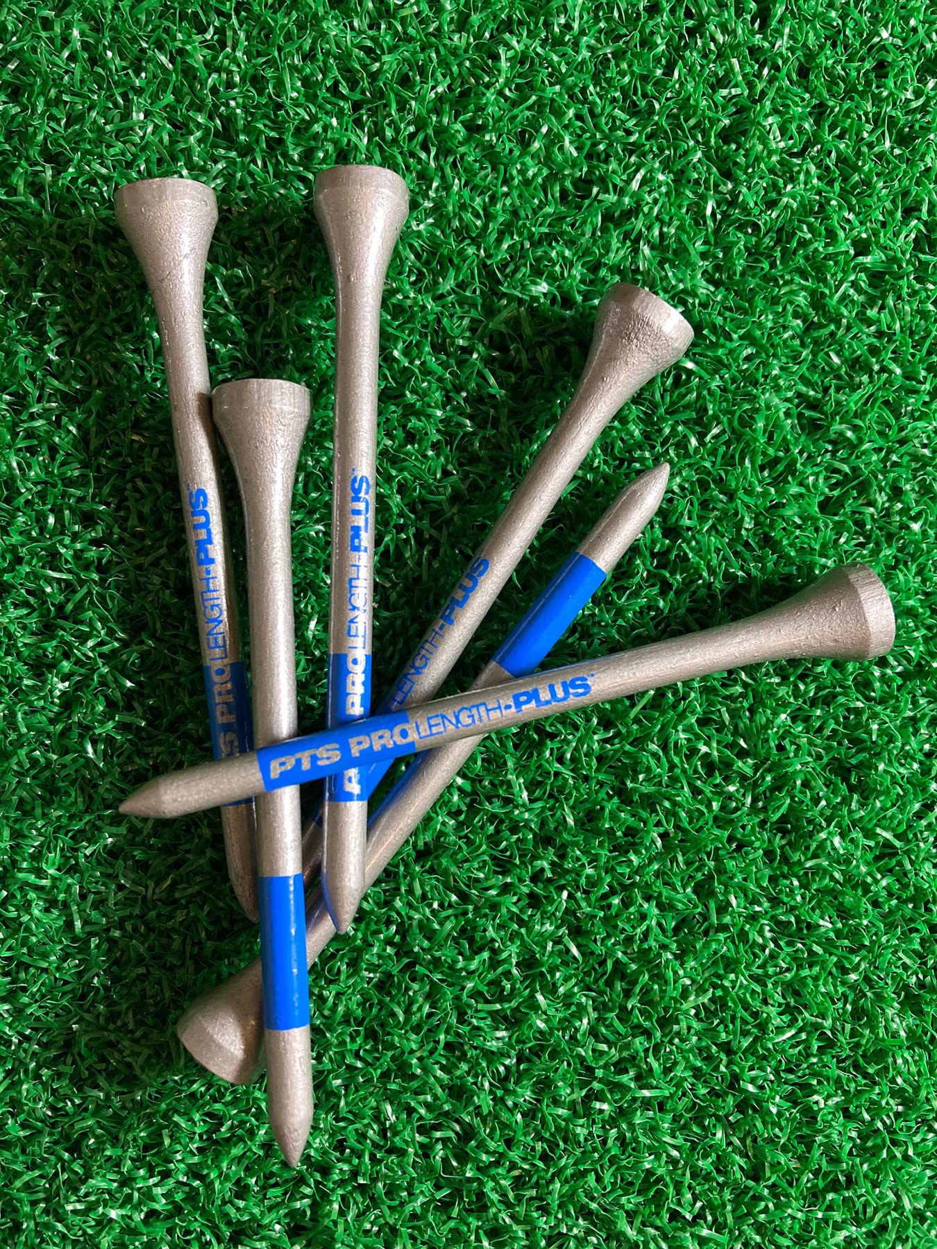 Pride Professional Tee System 3-1/4-Inch Titanium Strength Wood Golf Tees, 65 Ct Silver