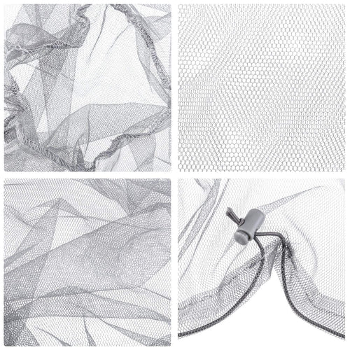 4 Pack Mosquito Net Mesh Face Neck Fly Netting Hood From Bugs Gnats No See Net For Outdoor Hiking Camping Climbing With Carry Ba