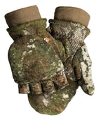 Scentlok Fleece Winter Camo Pop Top Camo Hunting Gloves (True Timber Strata, Medium)