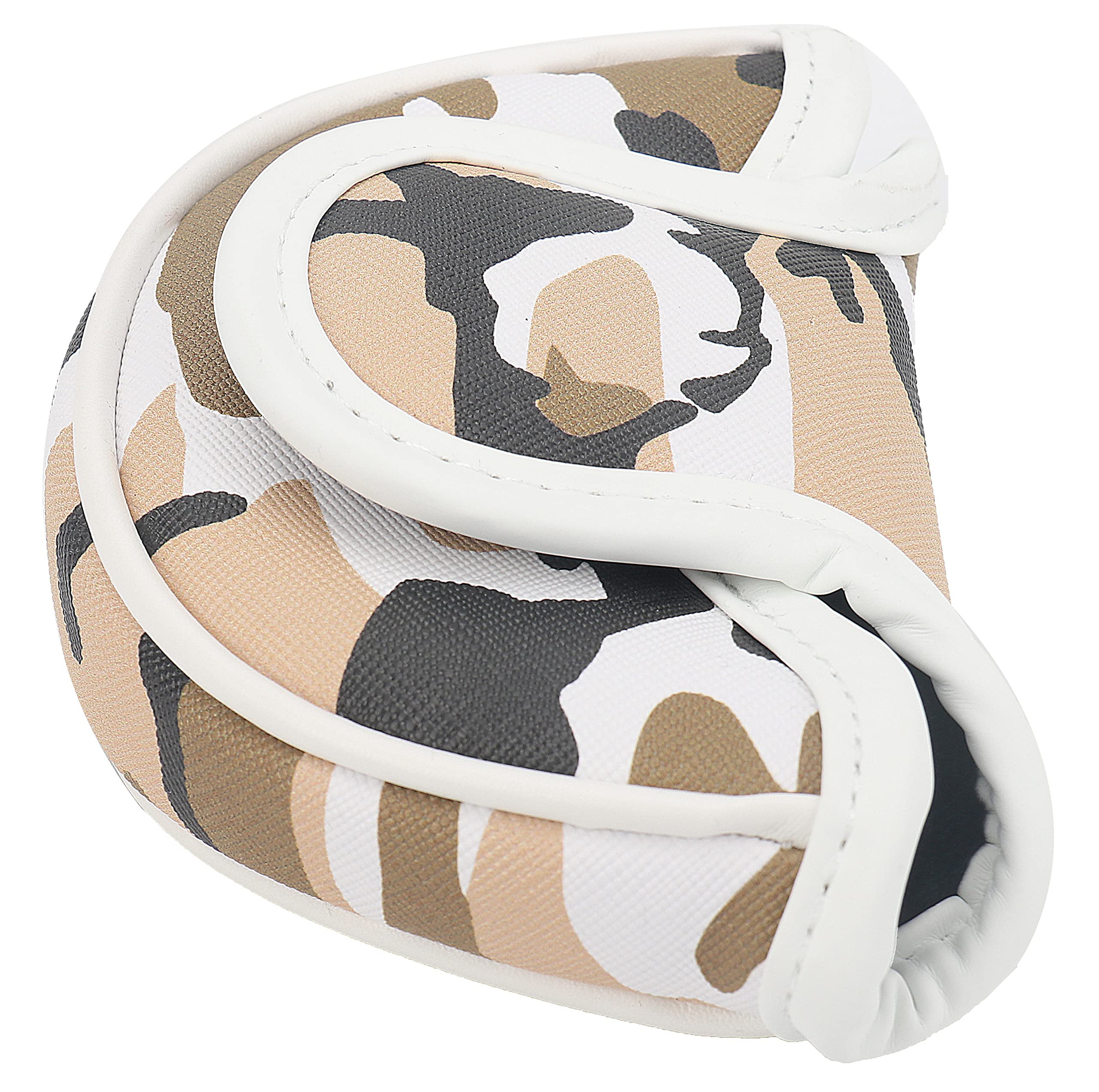 Histar Golf Small Mallet Putter Cover With Magnetic Closure For Scotty Cameron (Camouflage Brown)
