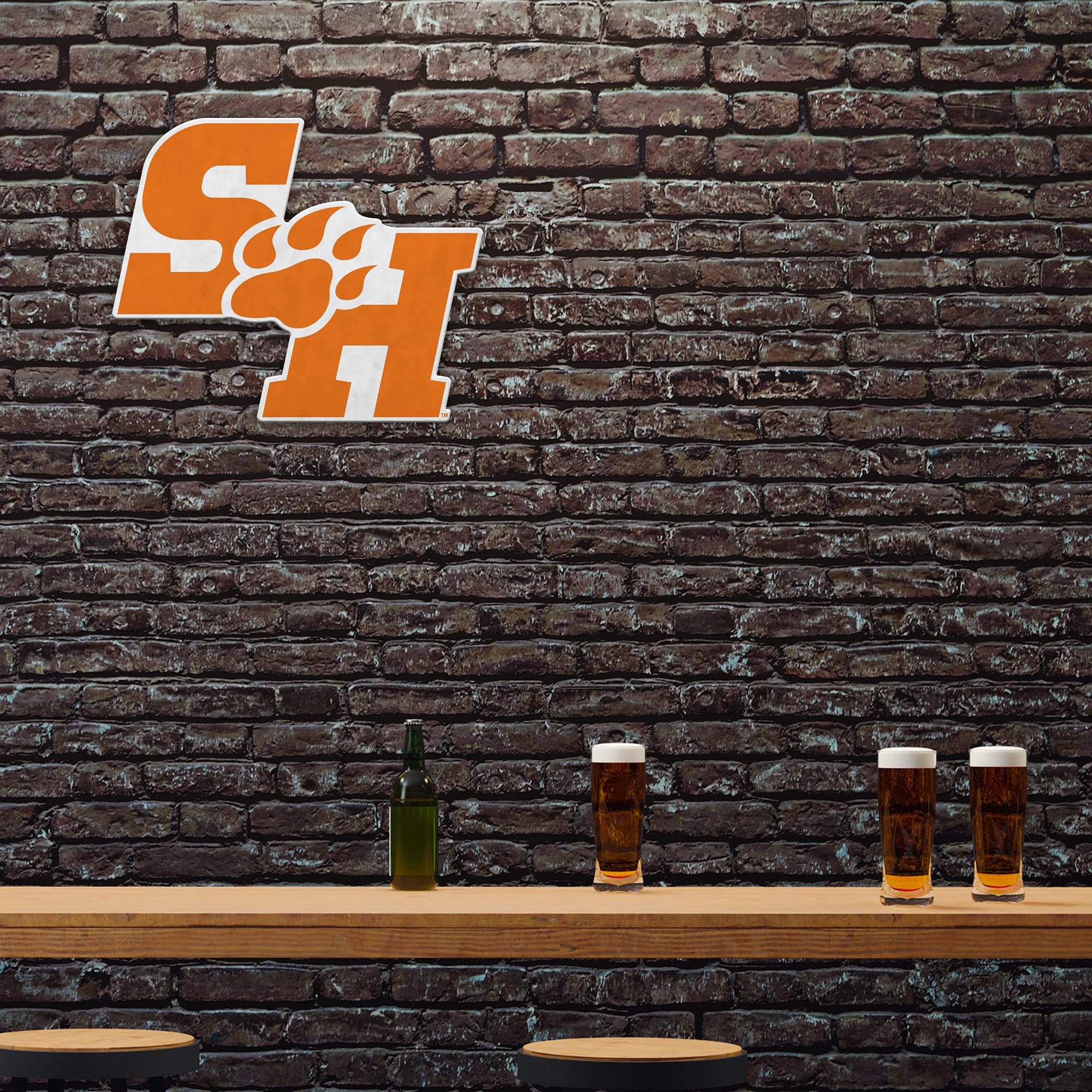 Rico Industries Ncaa Sam Houston State Bearkats Primary Shape Cut Pennant - Home And Living Room D  Cor - Soft Felt Ez To Hang