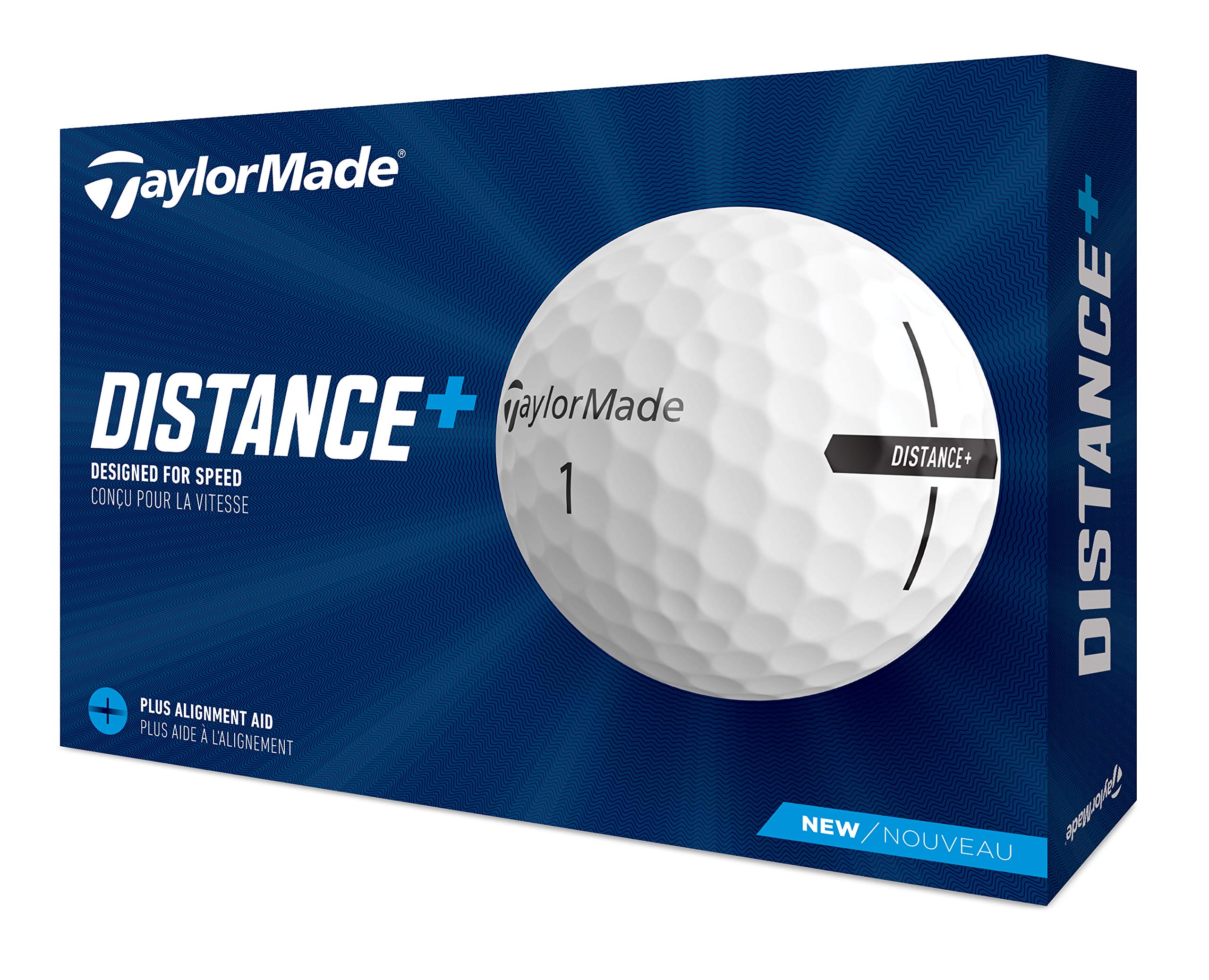 Taylormade Distance+ Golf Balls 2021, White