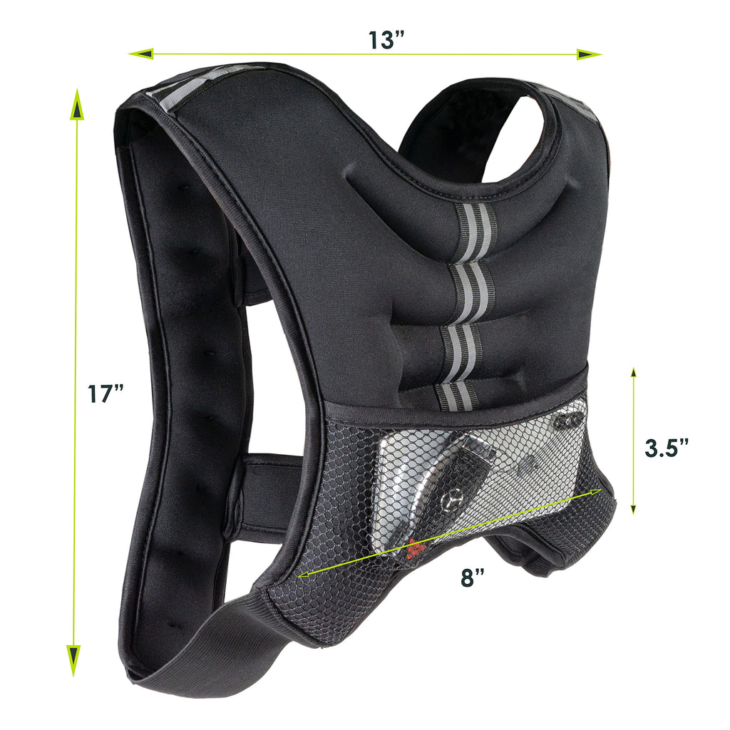 Prosourcefit Exercise Weighted Training Vest For Weight Lifting, Running, And Fitness Body Weight Workouts; Men & Women - 12Lb,