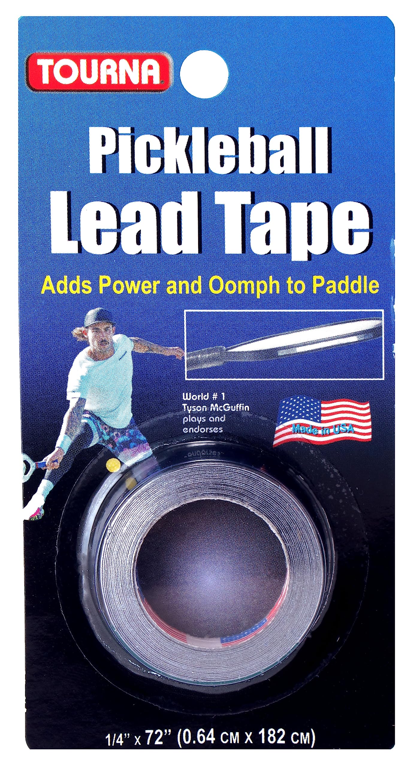 Tourna Pickleball Paddle Lead Tape - add Power to Pickleball Paddles
