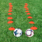 Super Z Outlet Bright Orange Round Cones Sports Equipment For Fitness Training (20 Pack)