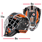 Franklin Sports Nhl Philadelphia Flyers Hockey Goalie Face Mask - Goalie Mask For Kids Street Hockey - Youth Nhl Team Street Hoc