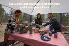 Wenzel Magnetic Screen House, Magnetic Screen Shelter For Camping, Travel, Picnics, Tailgating, And More