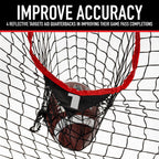 Franklin Sports 8 Foot X 8 Foot Football Accuracy Target - Four Targets - Improve Throwing Skills - Quarterback Training - Footb