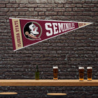 Rico Industries Ncaa Florida State Seminoles Exclusive 12'' X 30'' Felt Wall D  Cor Pennant - Great For Home/Bed Room/Man Cave D