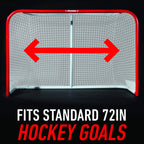 Franklin Sports Nhl Hockey Goal Replacement Net - 72'' Official Size Goal Replacement Netting - Outdoor Street Hockey Goal Net -