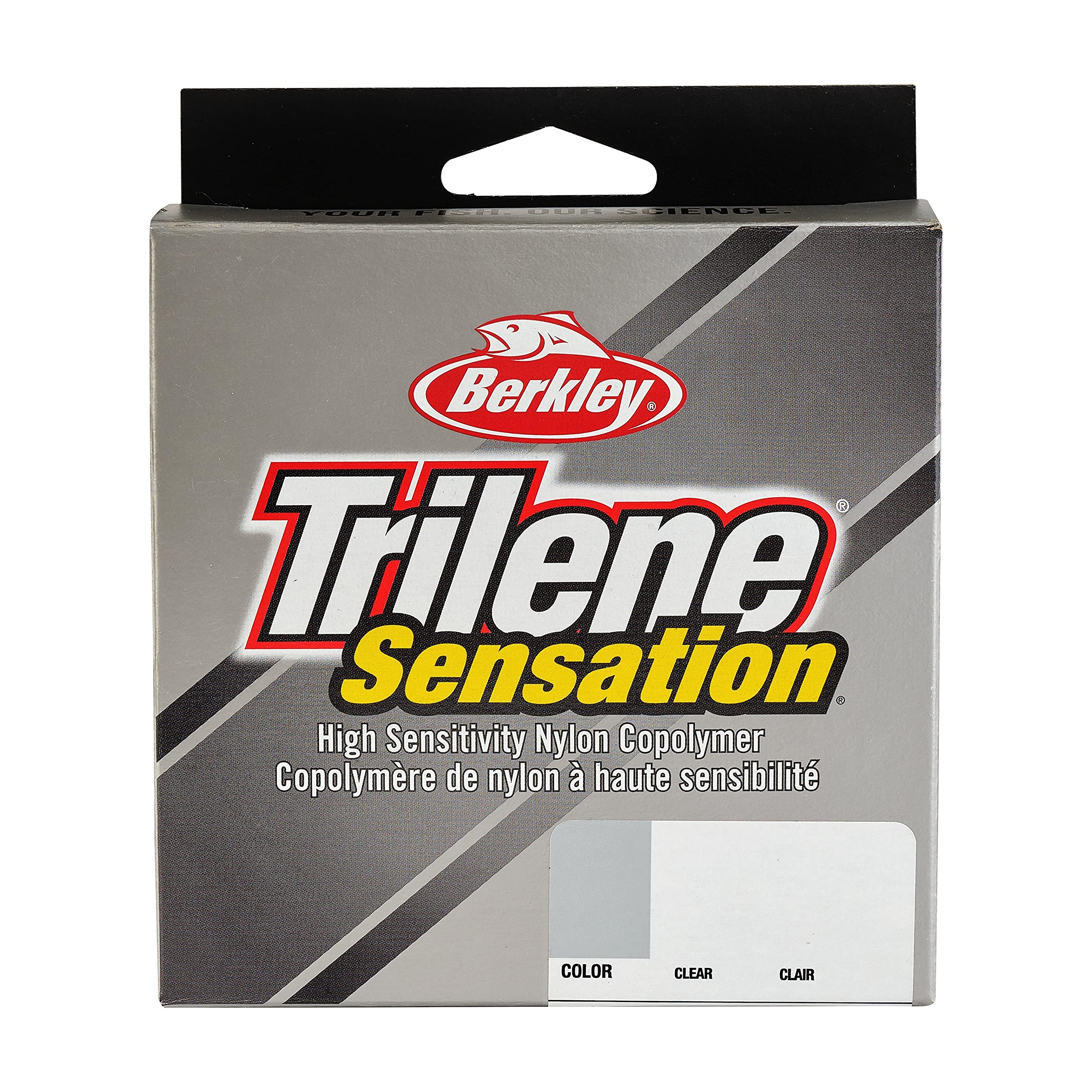 Berkley Trilene Sensation, Clear, 14Lb | 6.3Kg Monofilament Fishing Line, Suitable For Freshwater Environments