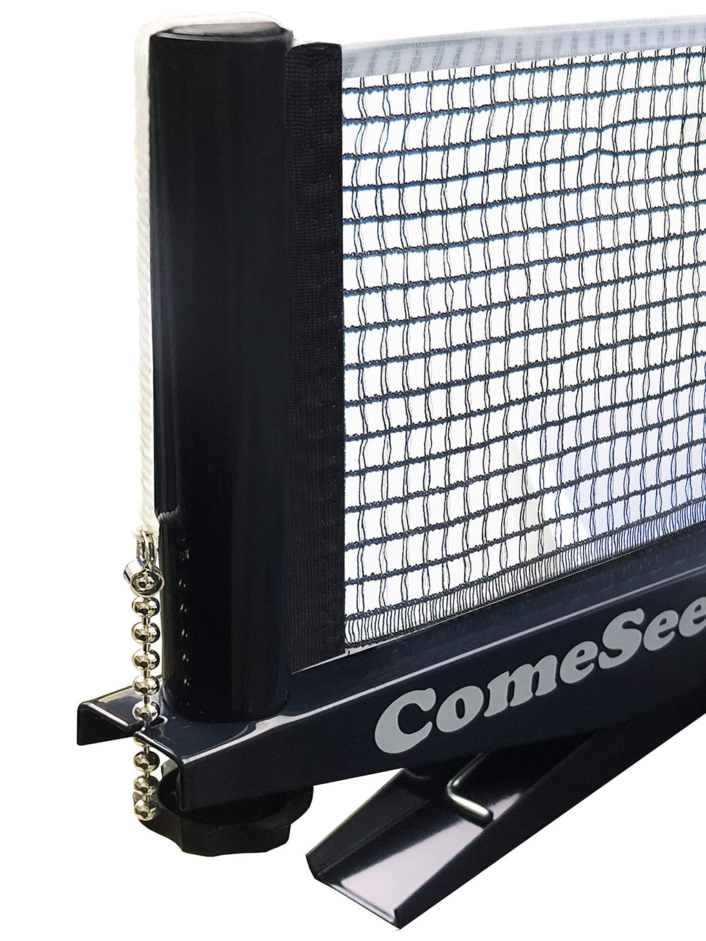 Comesee Ping Pong Nets Replacement, With Chain Tension Table Tennis Nets For Any Table 60 To 72 Inch, 2 Pack Black