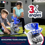 Franklin Sports Mlb Kids Electronic Baseball Pitching Machine - Automatic Youth Pitching Machine With (6) Plastic Baseballs Incl