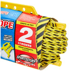 Sportsstuff 4K Towable Rope With Rope Caddy, 1-4 Rider Tow Rope For Towable Tubes