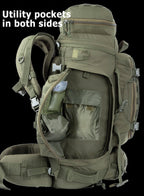 Xmilpax Large Internal Frame Backpack Tactical Molle Pack For Camping Backpacking Hunting Bushcraft Adventure 70L
