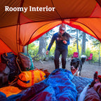 Marmot Midpines 4-Person Tent  Weather-Resistant And Durable, Red Sun/Picante