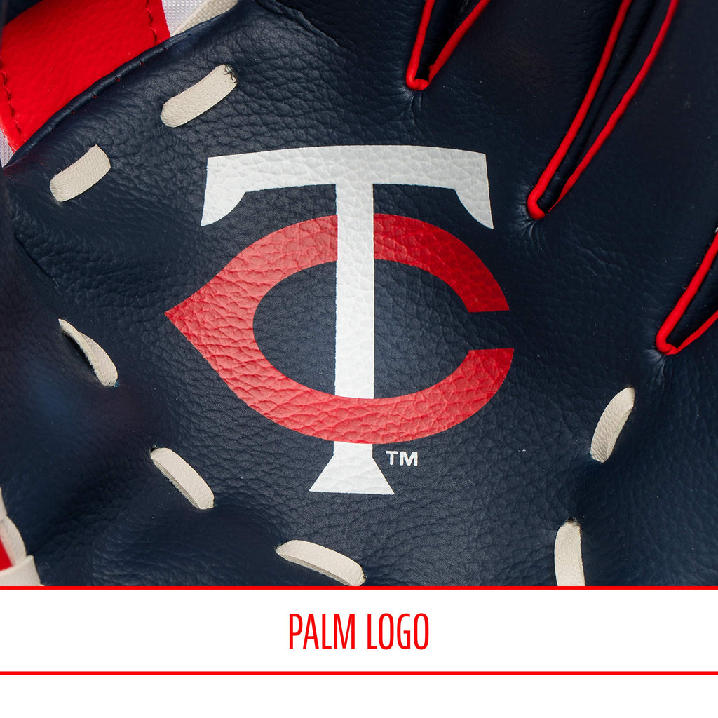 Franklin Sports Mlb Youth Teeball Glove And Ball Set - Kids Minnesota Twins Baseball And Teeball Glove And Ball - Perfect First