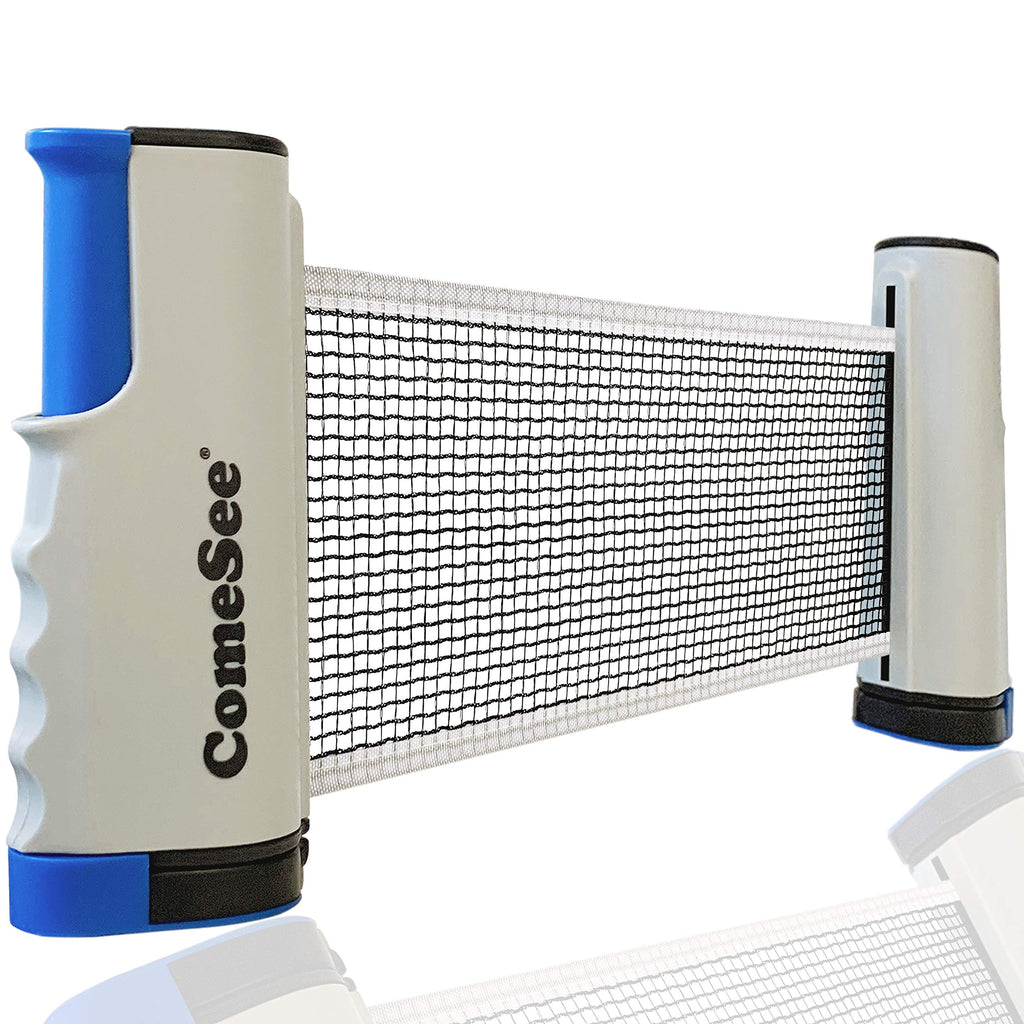 Comesee Ping Pong Net For Any Table, Retractable Table Tennis Nets And Posts Equipment For Replacement (Gray)