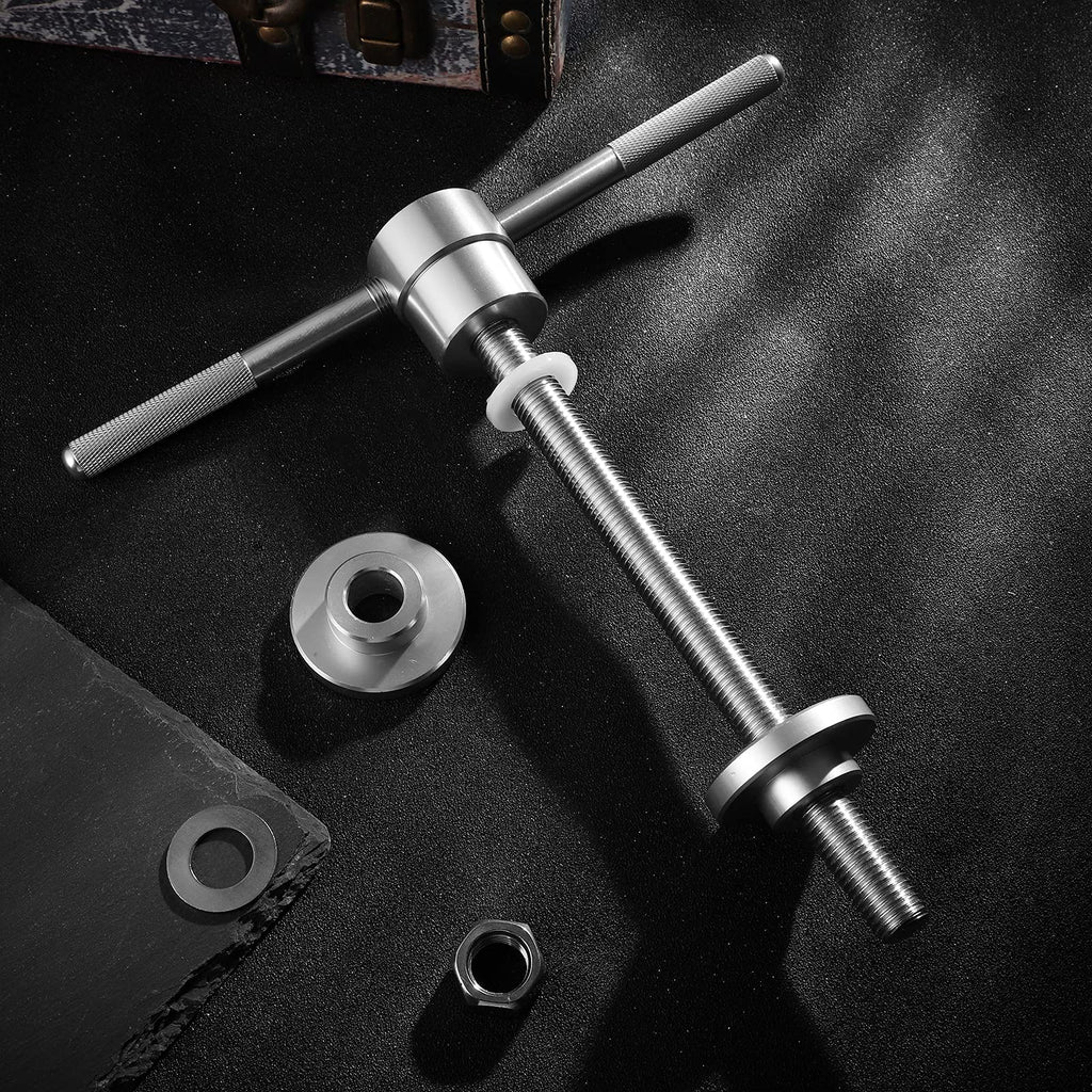 Lioobo Bike Headset Cup And Bottom Bracket, Bike Crank Removal Tool, Bottom Bracket Removal Tool, Press Installation Tool For Bi