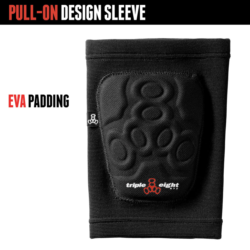 Triple Eight Covert Elbow Pads, Black, Large (62108)