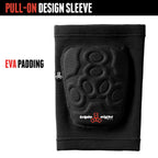 Triple Eight Covert Elbow Pads, Black, Large (62108)