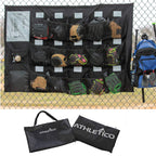 Athletico 15 Player Dugout Organizer - Hanging Baseball Helmet Bag To Organize Baseball Equipment Including Gloves, Helmets, Bat